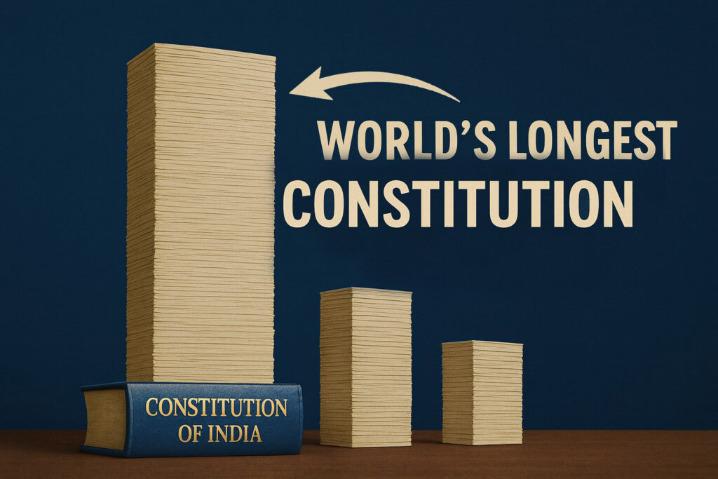India's constitution is the world's longest written constitution